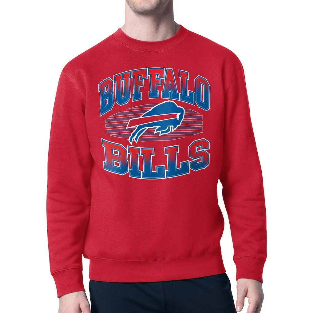 Buffalo Bills Starter Team Grit Graphic Fleece Pullover Sweatshirt - Red - NFL