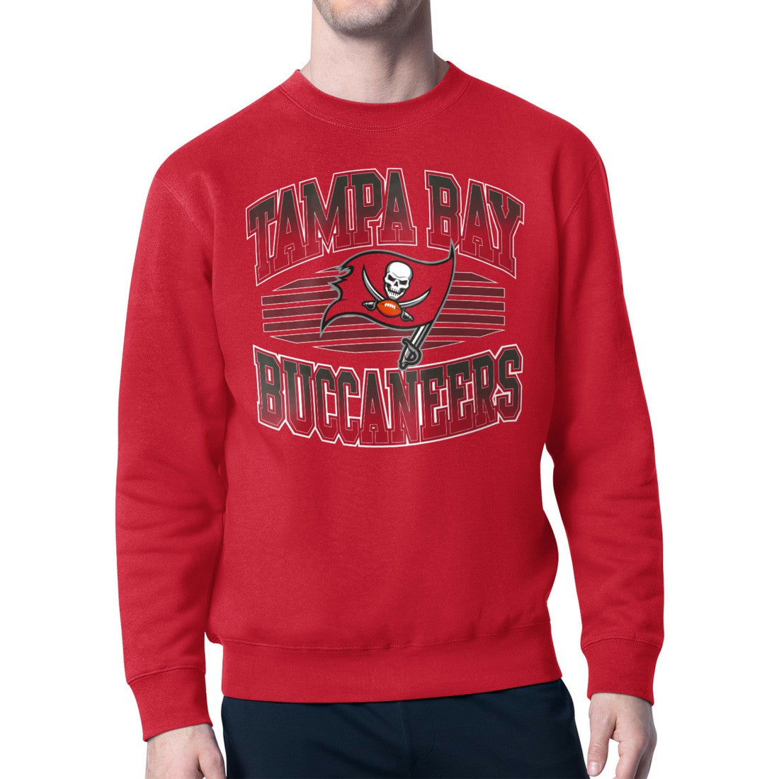 Tampa Bay Buccaneers Starter Team Grit Graphic Fleece Pullover Sweatshirt - Red - NFL