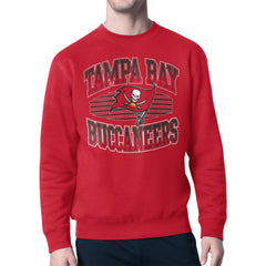Tampa Bay Buccaneers Starter Team Grit Graphic Fleece Pullover Sweatshirt - Red - NFL