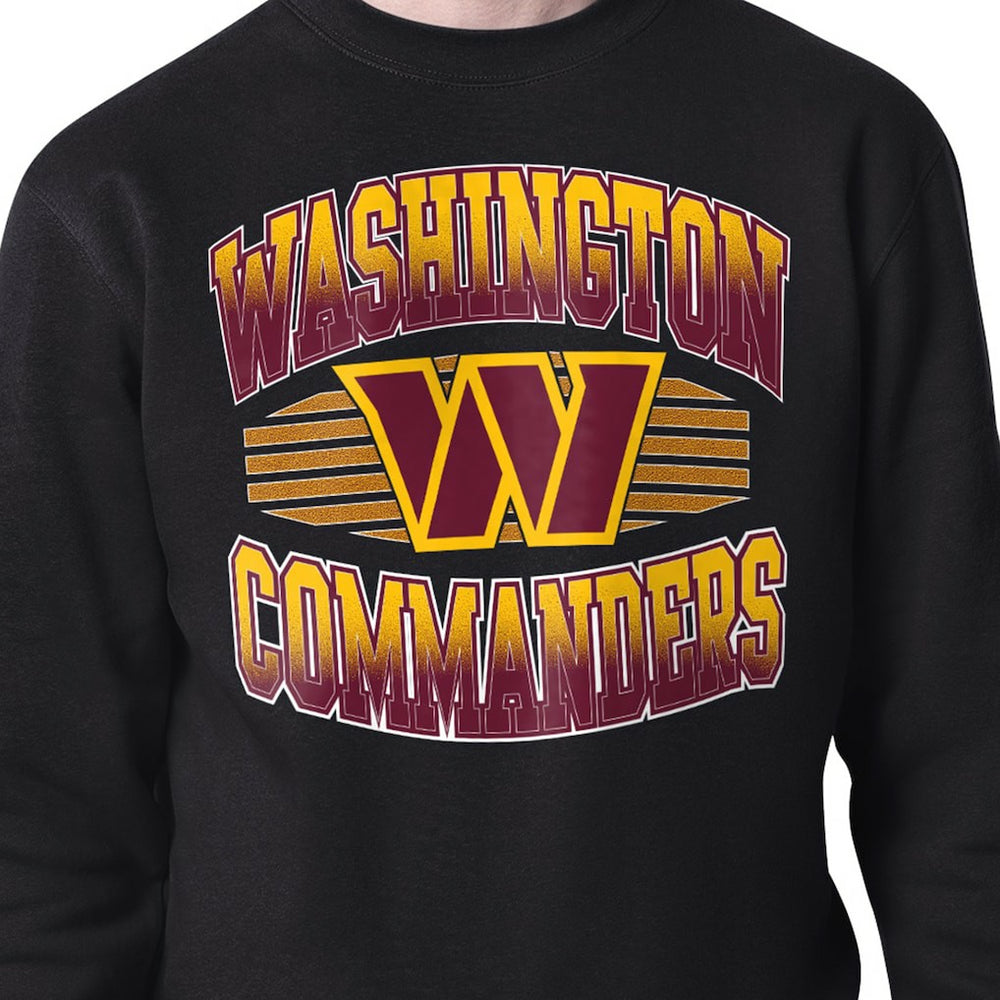 Washington Commanders Starter Team Grit Graphic Fleece Pullover Sweatshirt - Black - NFL