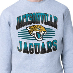 Jacksonville Jaguars Starter Team Grit Graphic Fleece Pullover Sweatshirt - Heather Gray - NFL