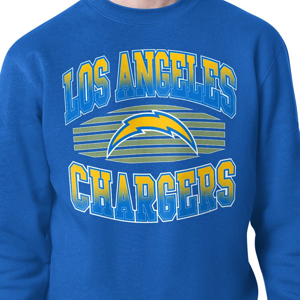 Los Angeles Chargers Starter Team Grit Graphic Fleece Pullover Sweatshirt - Royal - NFL