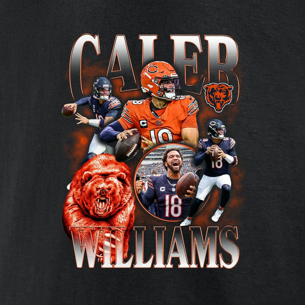 Caleb Williams Chicago Bears Notorious Graphic T-Shirt - Black - NFL