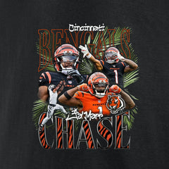 Ja'Marr Chase Cincinnati Bengals Notorious Graphic T-Shirt - Black - NFL