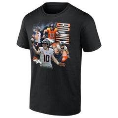 Bo Nix Denver Broncos Notorious Graphic T-Shirt - Black - NFL