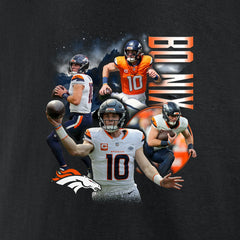 Bo Nix Denver Broncos Notorious Graphic T-Shirt - Black - NFL