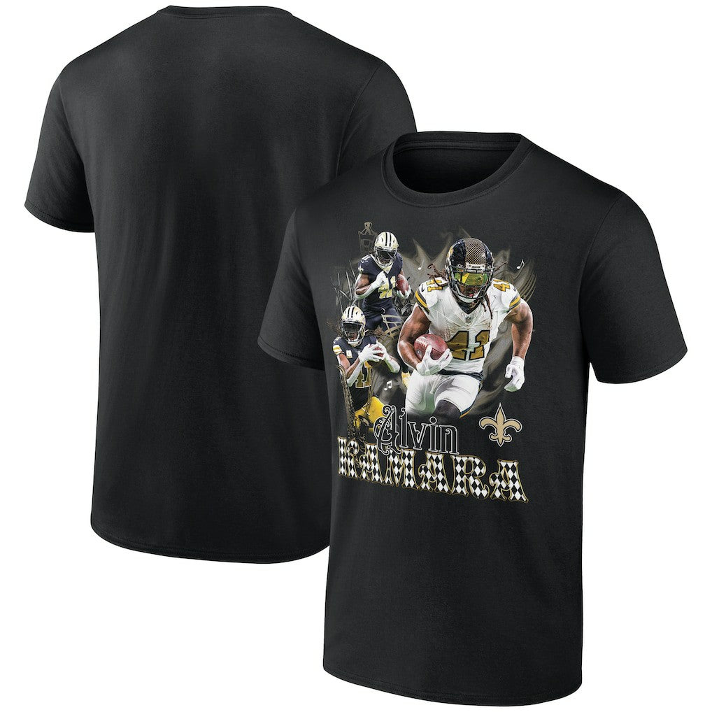 Alvin Kamara New Orleans Saints Notorious Graphic T-Shirt - Black - NFL