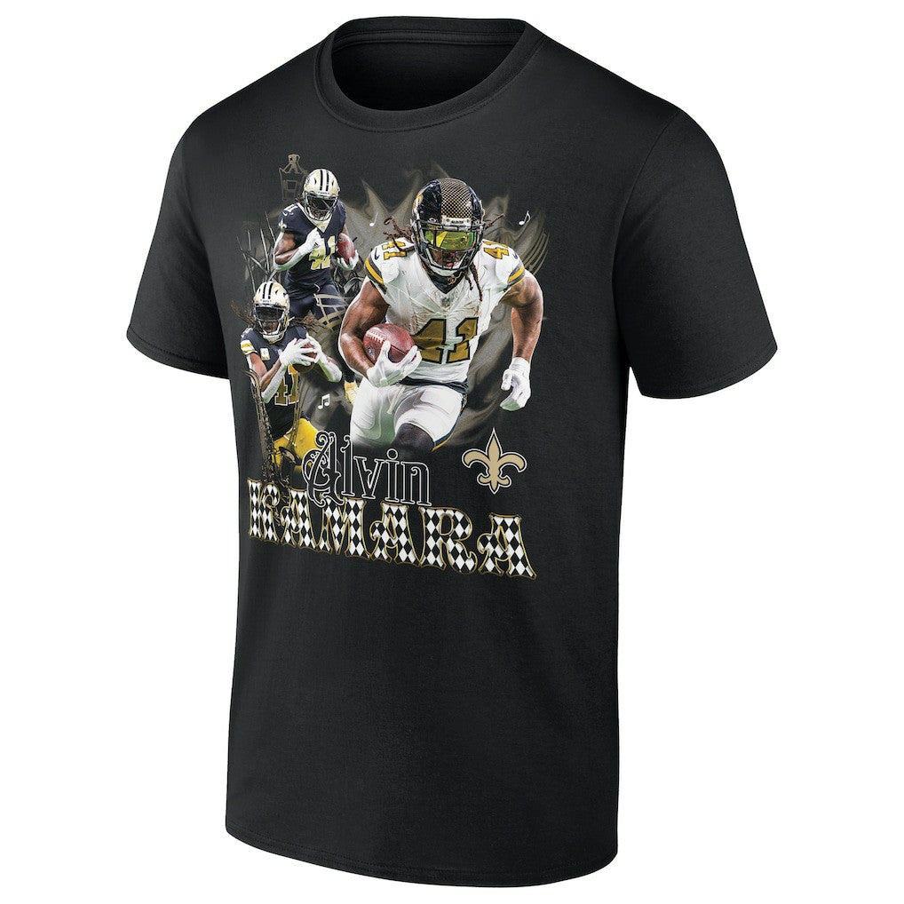 Alvin Kamara New Orleans Saints Notorious Graphic T-Shirt - Black - NFL