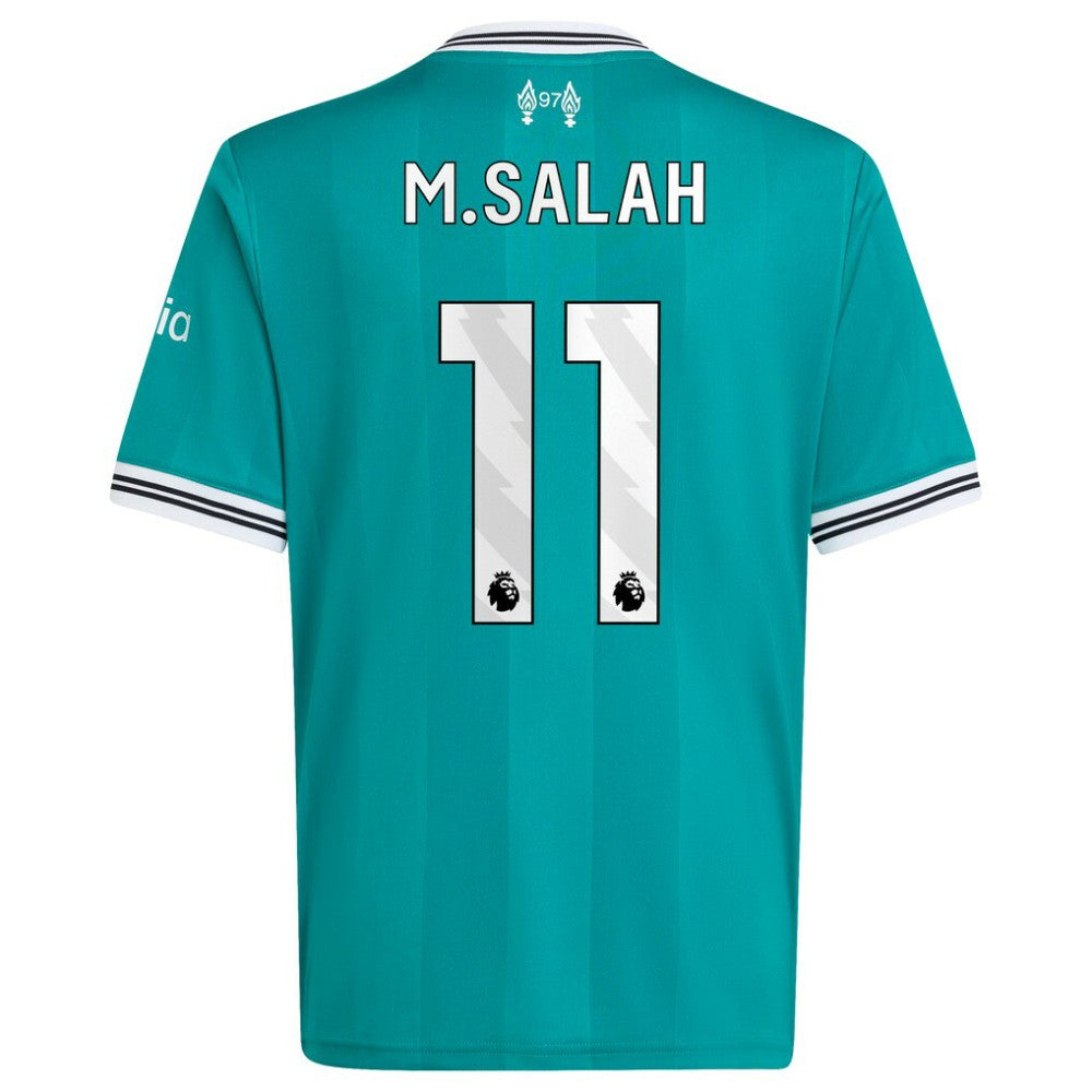 Adidas - Mohamed Salah Liverpool Youth 2025/26 Third Replica Player Jersey - Green