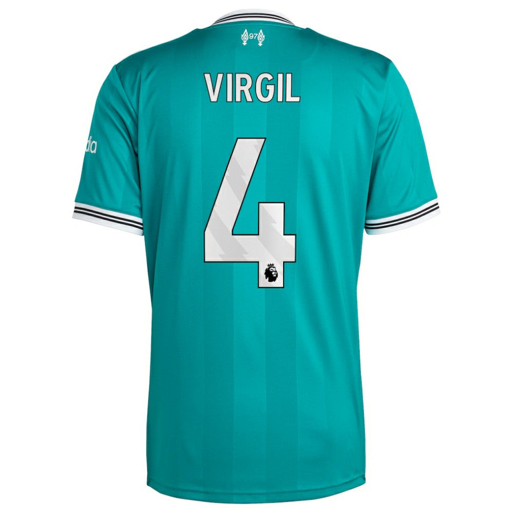 Adidas - Virgil van Dijk Liverpool 2025/26 Third Replica Player Jersey - Green