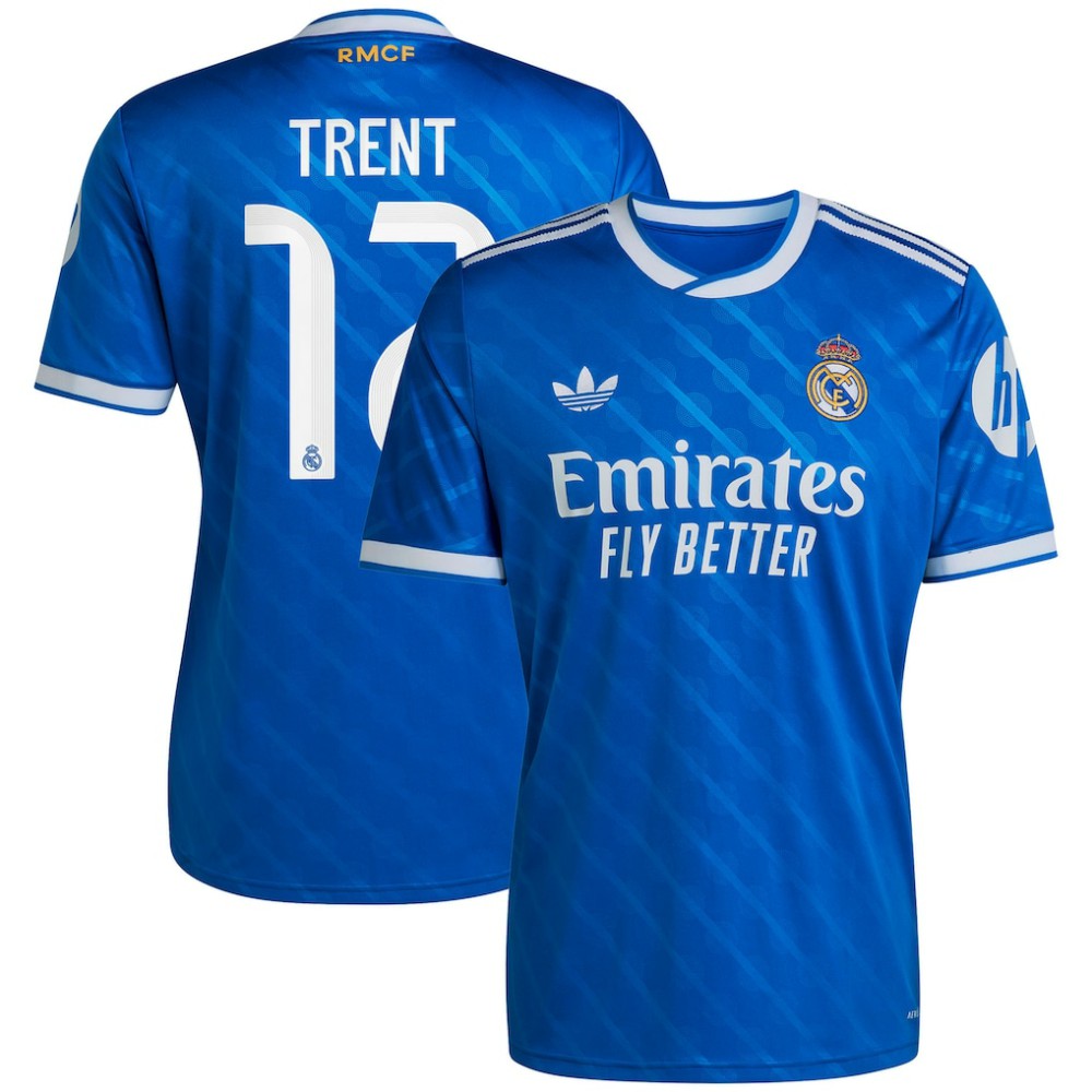 Adidas - Trent Alexander-Arnold Real Madrid 2025/26 Third Replica Player Jersey - Blue