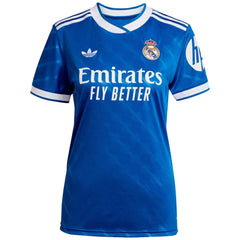 Adidas - Vinicius Junior Real Madrid Women's 2025/26 Third Replica Player Jersey - Blue