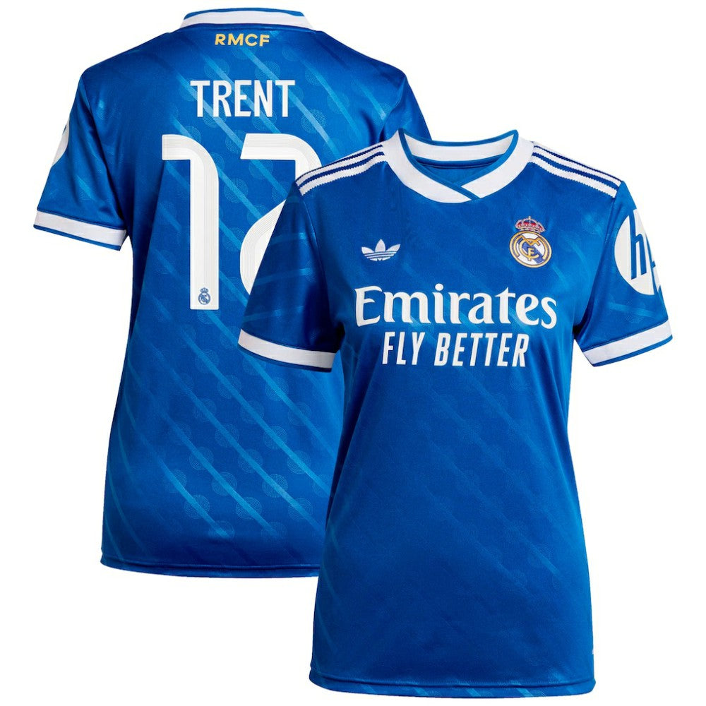 Adidas - Trent Alexander-Arnold Real Madrid Women's 2025/26 Third Replica Player Jersey - Blue