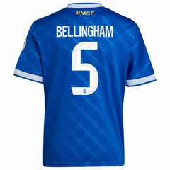 Adidas - Jude Bellingham Real Madrid Youth 2025/26 Third Replica Player Jersey - Blue