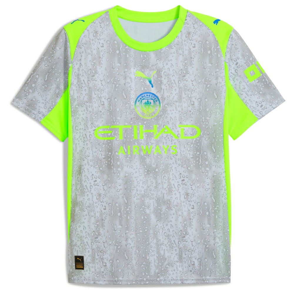 Puma - Manchester City 2025/26 Third Replica Jersey - Green/Neon Green