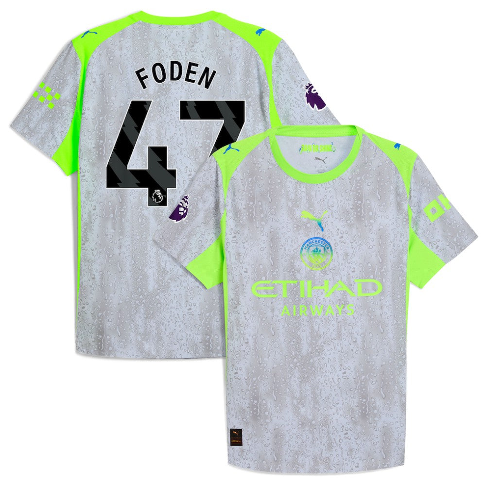 Puma - Manchester City 2025/26 Third Jersey - Green/Neon Green
