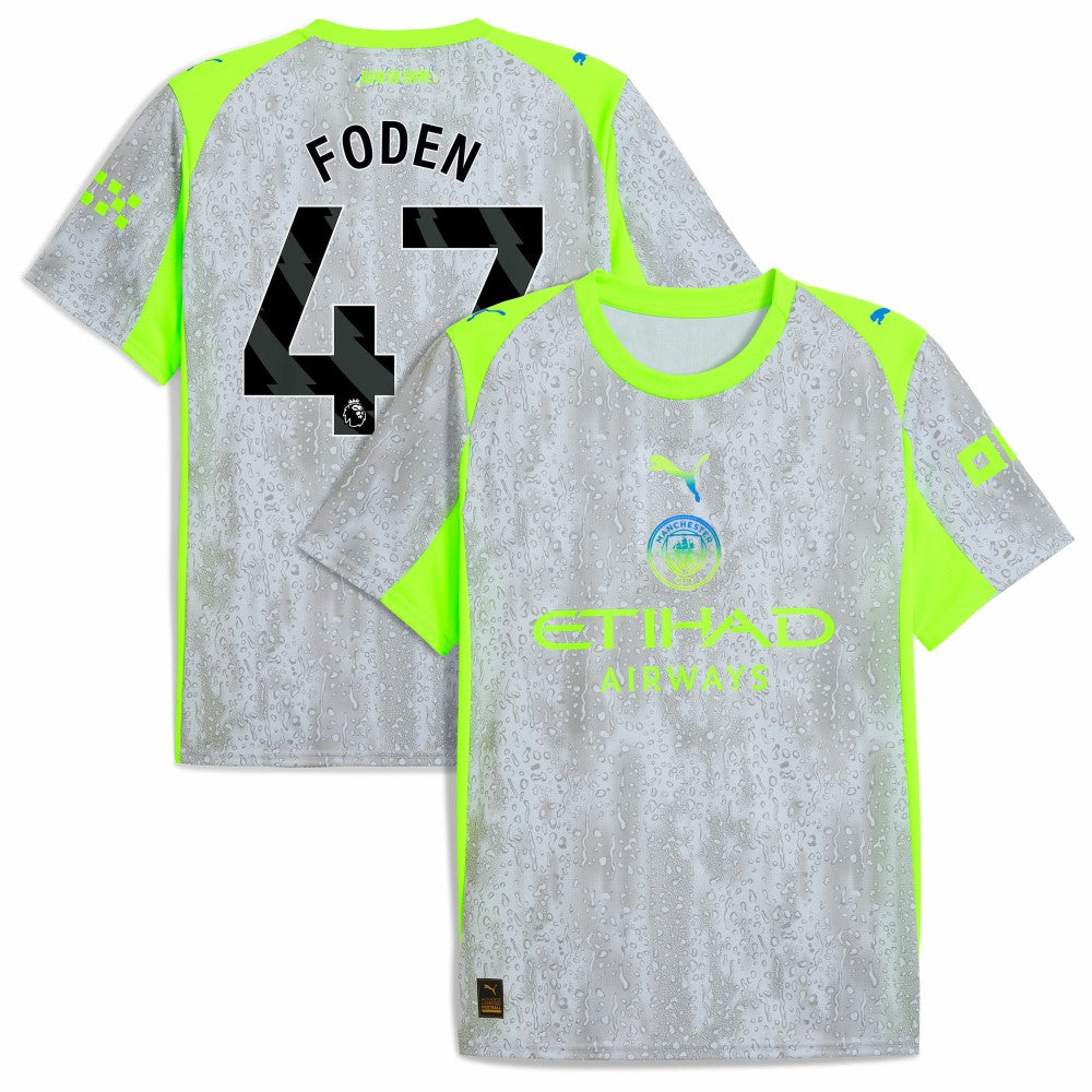 Puma - Manchester City 2025/26 Third Replica Jersey - Green/Neon Green