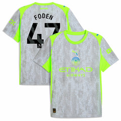 Puma - Manchester City 2025/26 Third Replica Jersey - Green/Neon Green