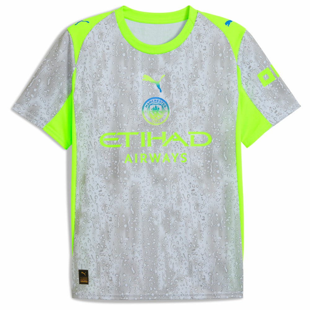 Puma - Manchester City 2025/26 Third Replica Jersey - Green/Neon Green