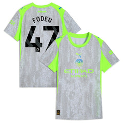 Puma - Manchester City Women's 2025/26 Third Replica Jersey - Green/Neon Green