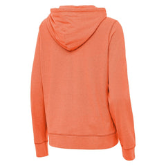 Cincinnati Bengals Antigua Women's Streak Justice Pullover Hoodie - Heather Orange - NFL