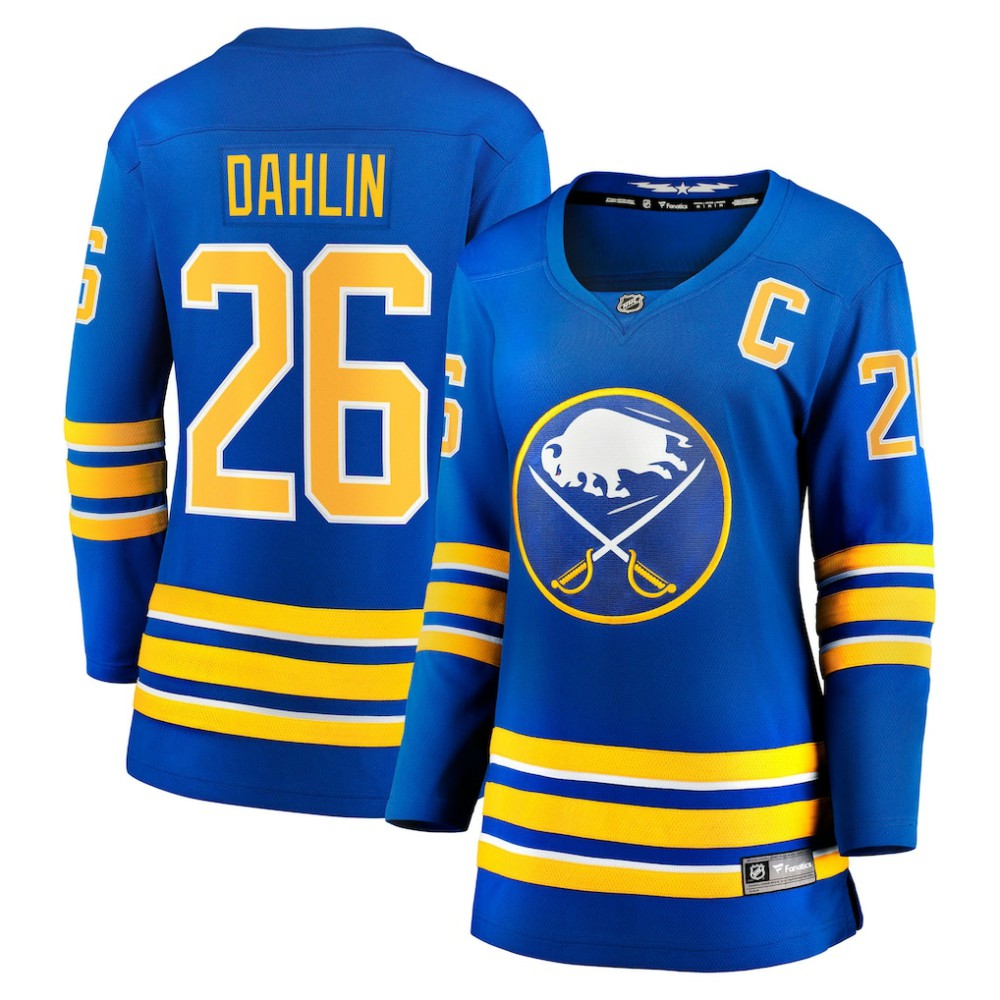 Rasmus Dahlin Buffalo Sabres Fanatics Women's Home Captain Patch Breakaway Jersey - Royal | Fanatics discount