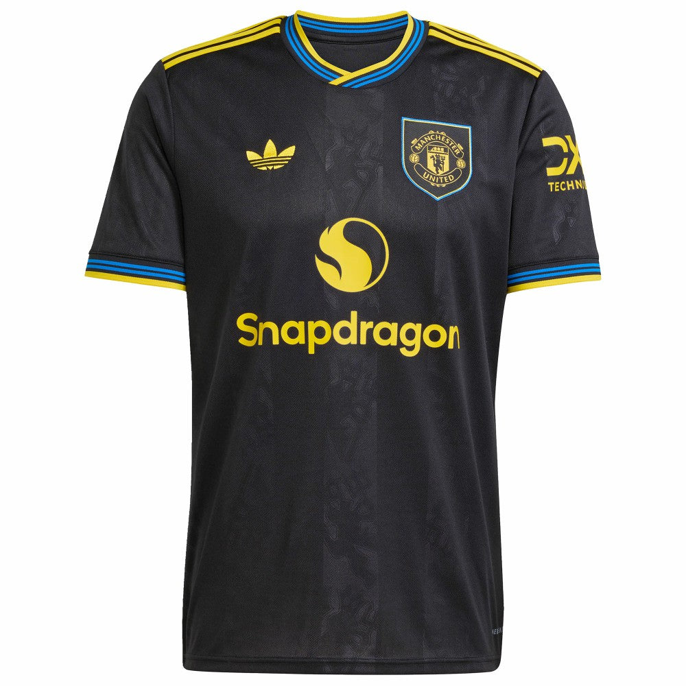 Adidas - Mason Mount Manchester United 2025/26 Third Replica Player Jersey - Black