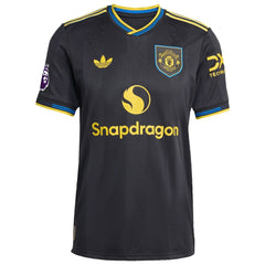 Adidas - Kobbie Mainoo Manchester United 2025/26 Third Player Jersey - Black
