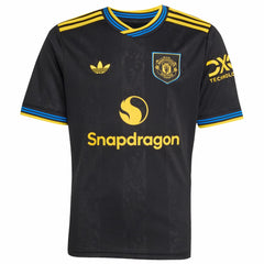 Adidas - Bruno Fernandes Manchester United Youth 2025/26 Third Replica Player Jersey - Black