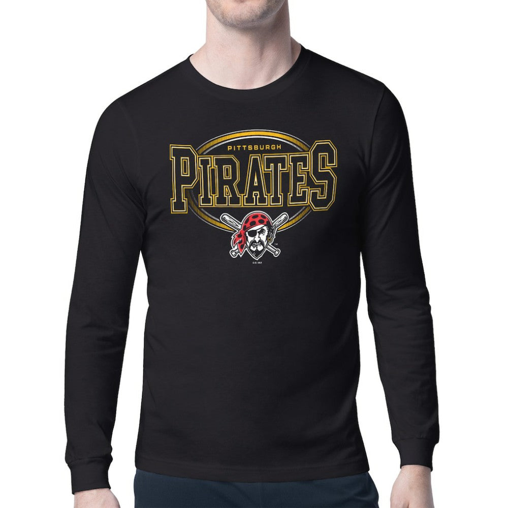 Pittsburgh Pirates Starter Team Track Graphic Long Sleeve T-Shirt for sale