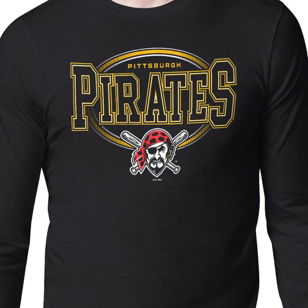Pittsburgh Pirates Starter Team Track Graphic Long Sleeve T-Shirt for sale