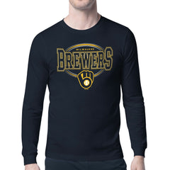 Milwaukee Brewers Starter Team Track Graphic Long Sleeve T-Shirt Near Me