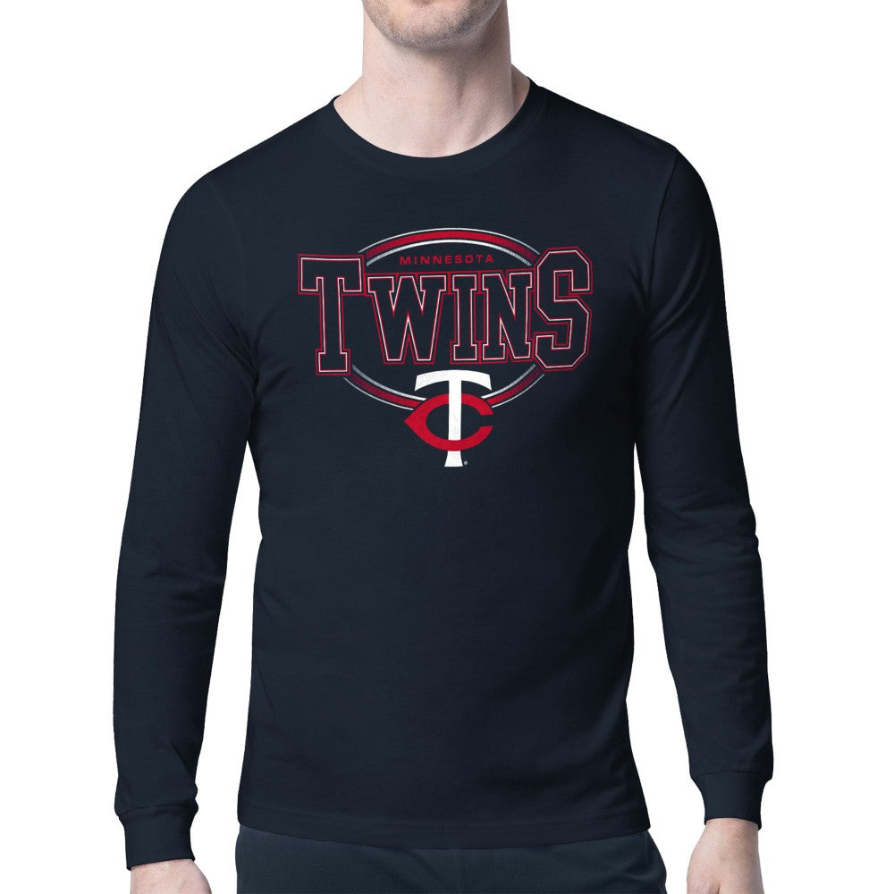 Minnesota Twins Starter Team Track Graphic Long Sleeve T-Shirt Near Me