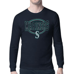 Seattle Mariners Starter Team Track Graphic Long Sleeve T-Shirt Outlet