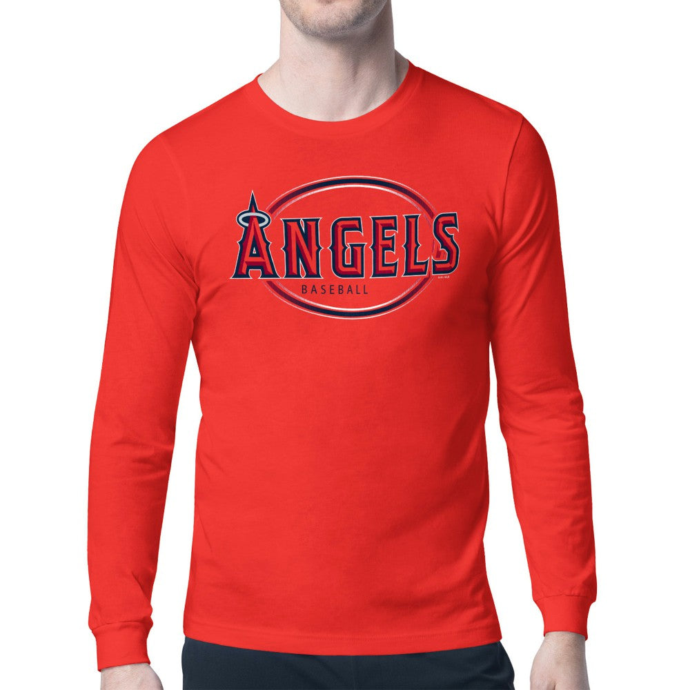 Los Angeles Angels Starter Team Track Graphic Long Sleeve T-Shirt Outlet
