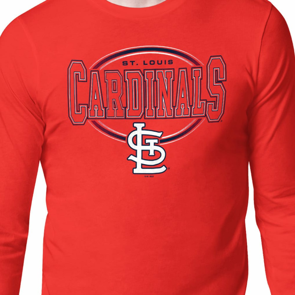 St. Louis Cardinals Starter Team Track Graphic Long Sleeve T-Shirt for sale