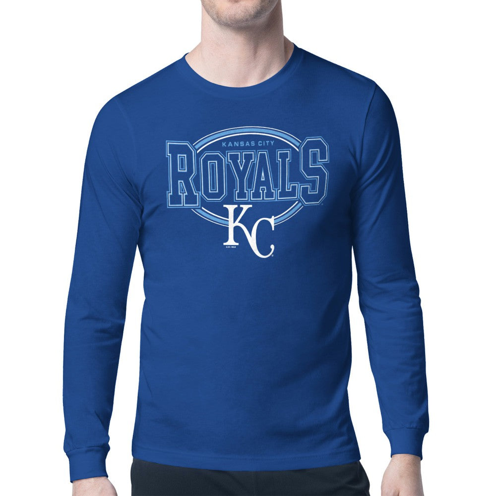 Kansas City Royals Starter Team Track Graphic Long Sleeve T-Shirt Outlet