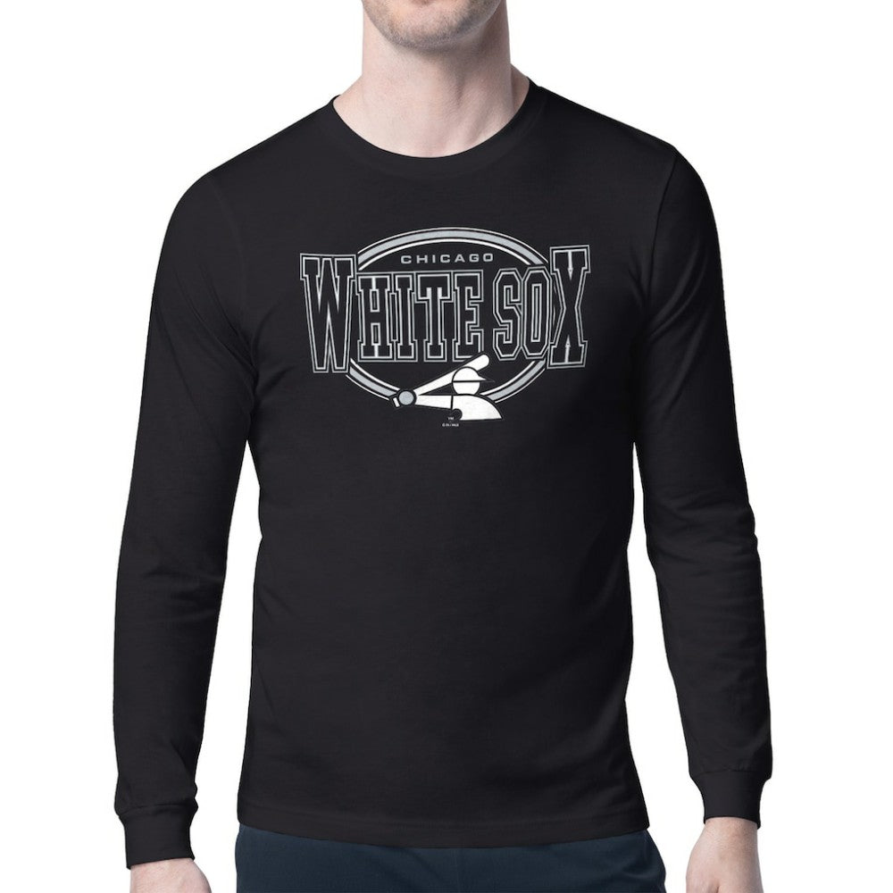 Chicago White Sox Starter Team Track Graphic Long Sleeve T-Shirt Sale