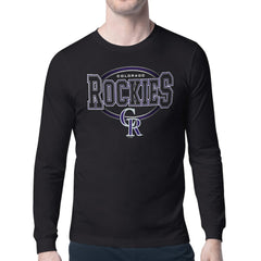 Colorado Rockies Starter Team Track Graphic Long Sleeve T-Shirt Near Me