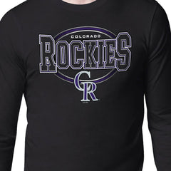 Colorado Rockies Starter Team Track Graphic Long Sleeve T-Shirt Near Me
