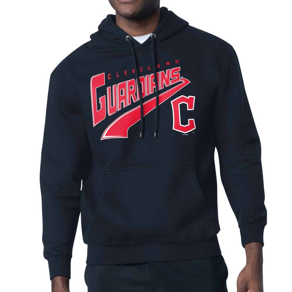 Cleveland Guardians Starter Modern Tailsweep Fleece Tri-Blend Pullover Hoodie Discount