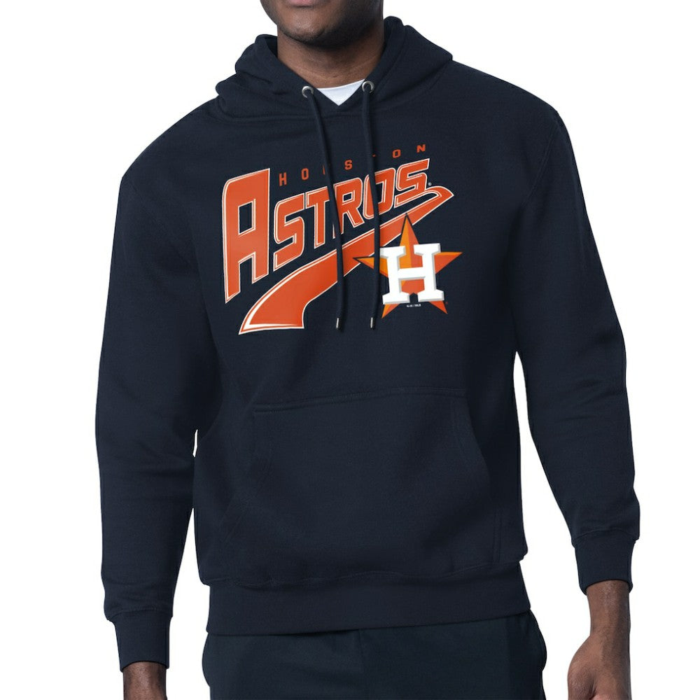 Houston Astros Starter Modern Tailsweep Fleece Tri-Blend Pullover Hoodie Outlet