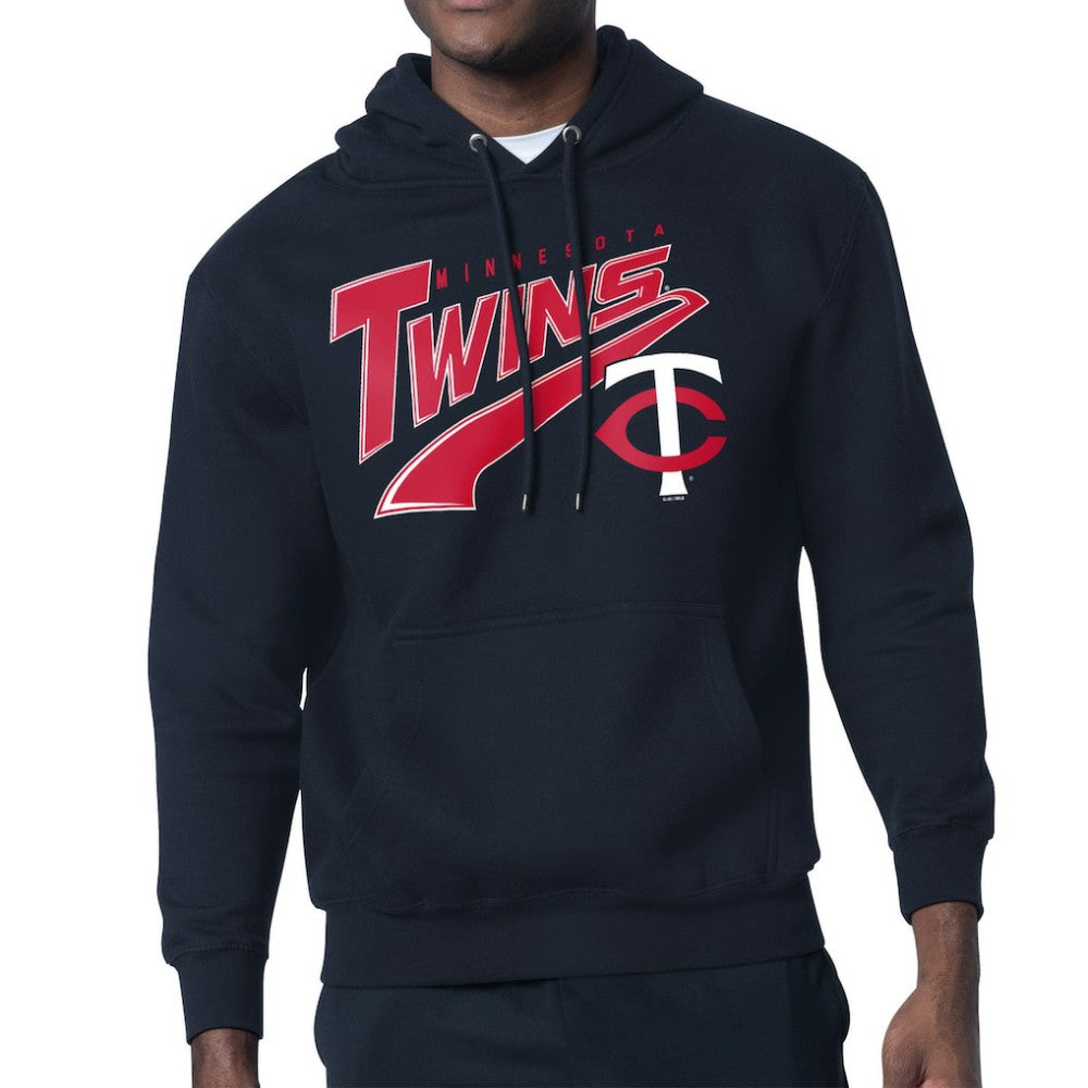 Minnesota Twins Starter Modern Tailsweep Fleece Tri-Blend Pullover Hoodie for sale
