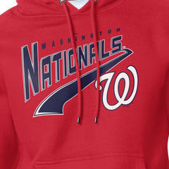 Washington Nationals Starter Modern Tailsweep Fleece Tri-Blend Pullover Hoodie for sale