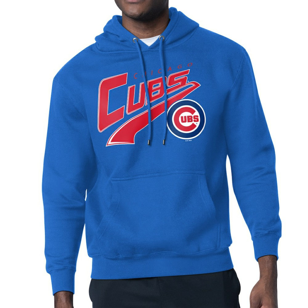 Chicago Cubs Starter Modern Tailsweep Fleece Tri-Blend Pullover Hoodie Outlet