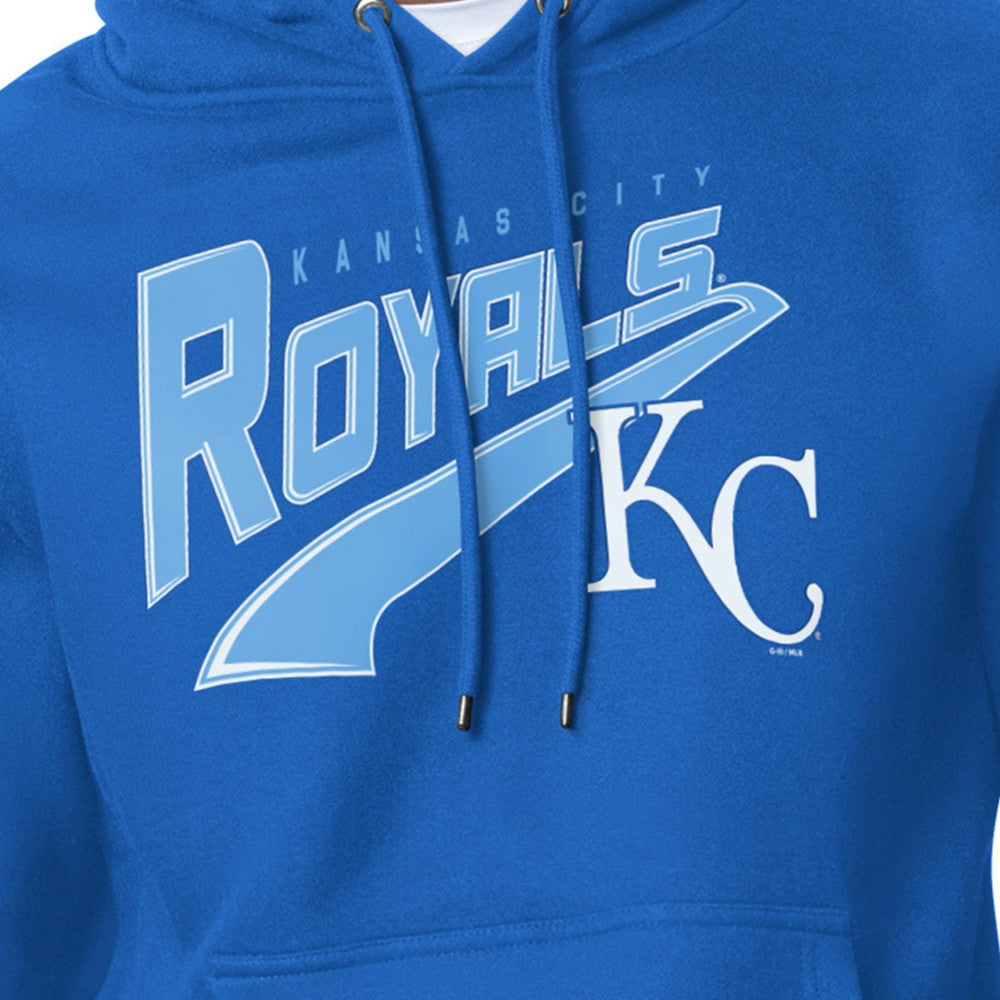 Kansas City Royals Starter Modern Tailsweep Fleece Tri-Blend Pullover Hoodie Sale