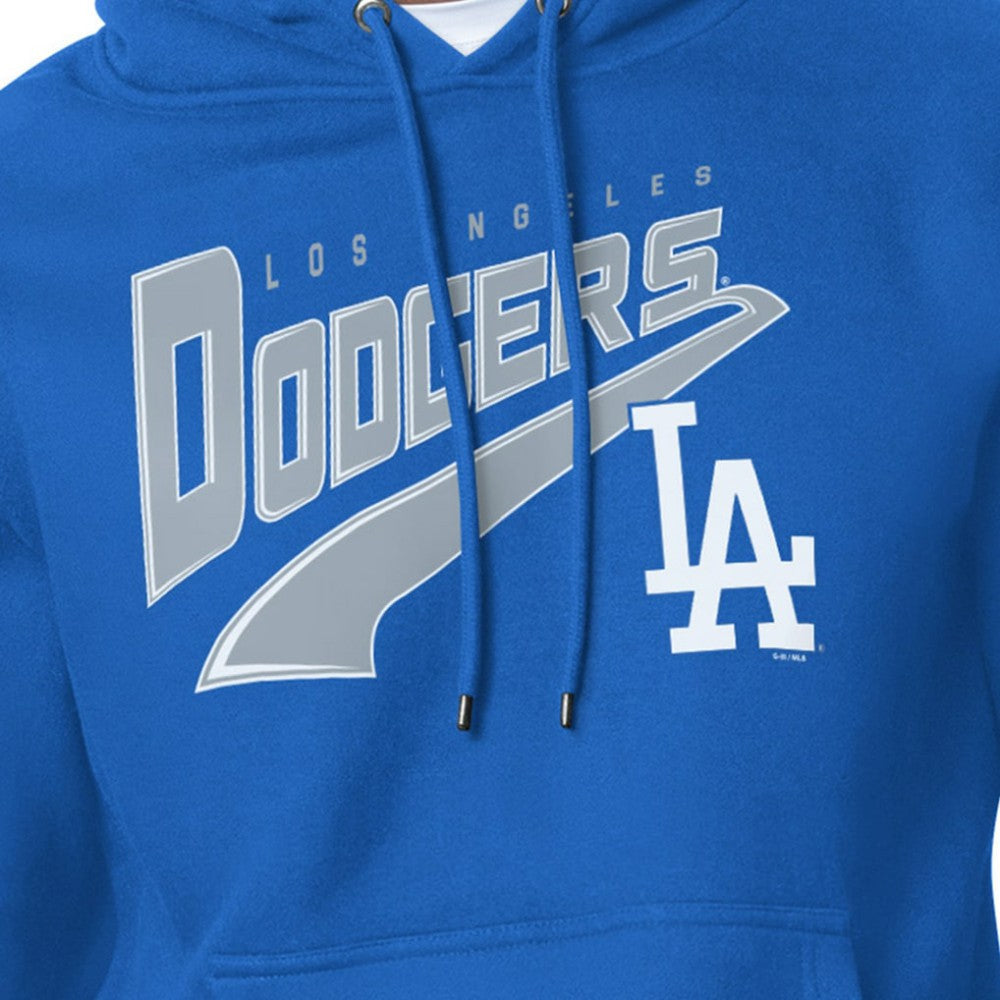 Los Angeles Dodgers Starter Modern Tailsweep Fleece Tri-Blend Pullover Hoodie for sale