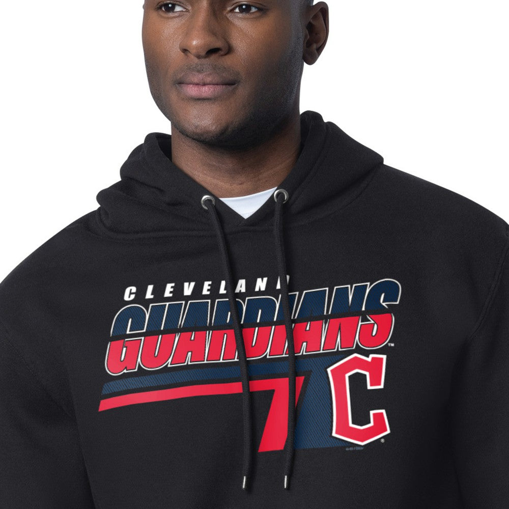 Cleveland Guardians Starter Logo Push Graphic Hoodie Outlet