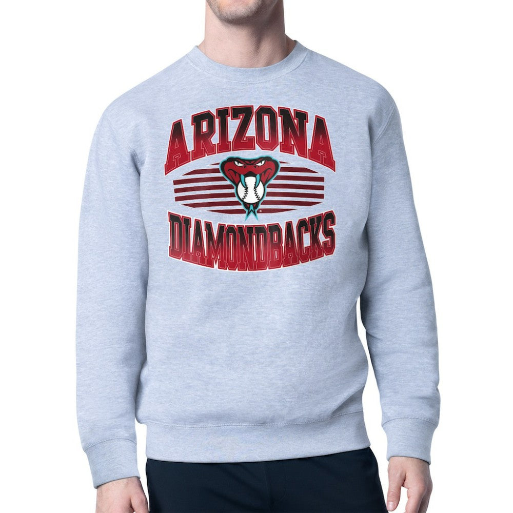 Arizona Diamondbacks Starter Team Grit Graphic Fleece Pullover Sweatshirt Sale