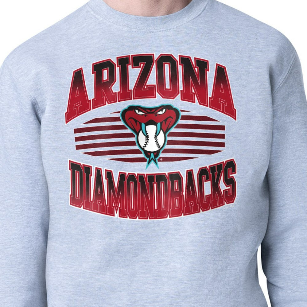 Arizona Diamondbacks Starter Team Grit Graphic Fleece Pullover Sweatshirt Sale